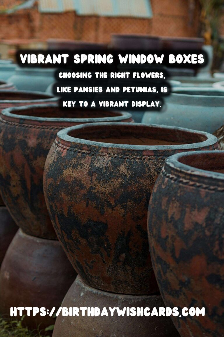 Spring Window Boxes: Colorful Flowers for a Vibrant Display