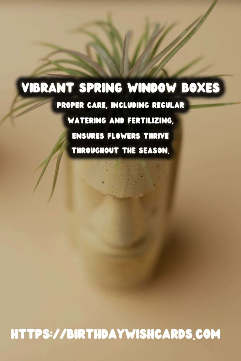 Spring Window Boxes: Colorful Flowers for a Vibrant Display