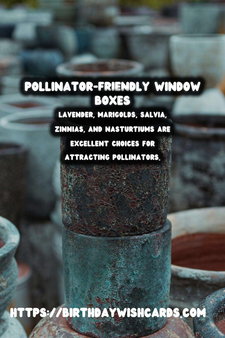 Spring Window Boxes: Pollinator-Friendly Plants for a Vibrant Garden