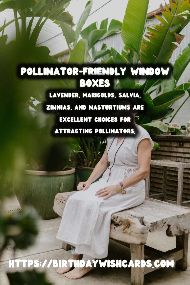 Spring Window Boxes: Pollinator-Friendly Plants for a Vibrant Garden
