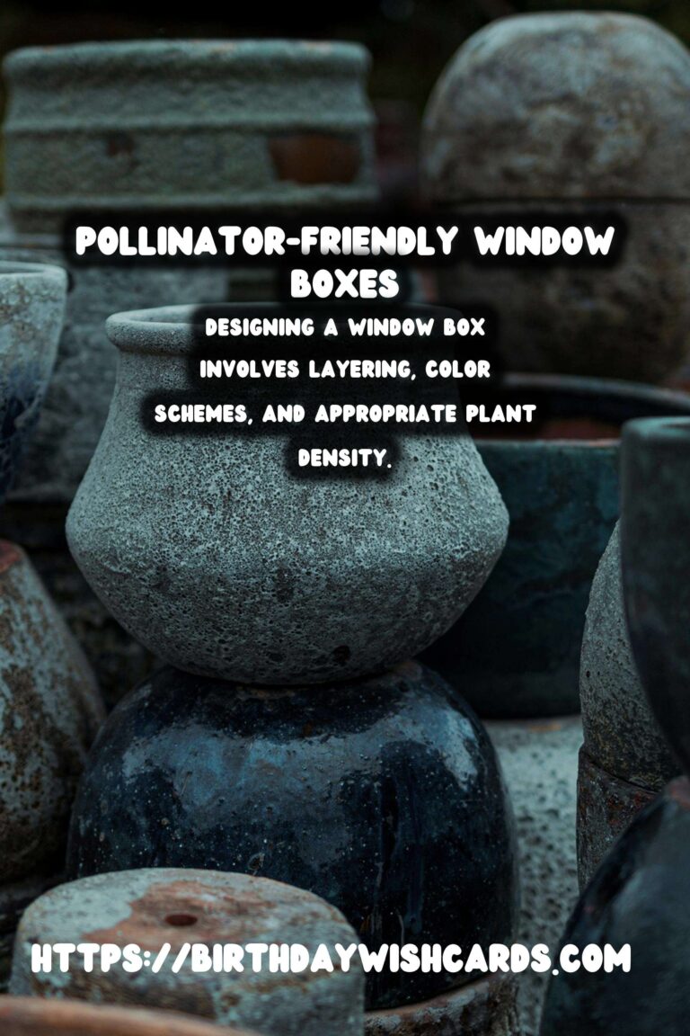 Spring Window Boxes: Pollinator-Friendly Plants for a Vibrant Garden