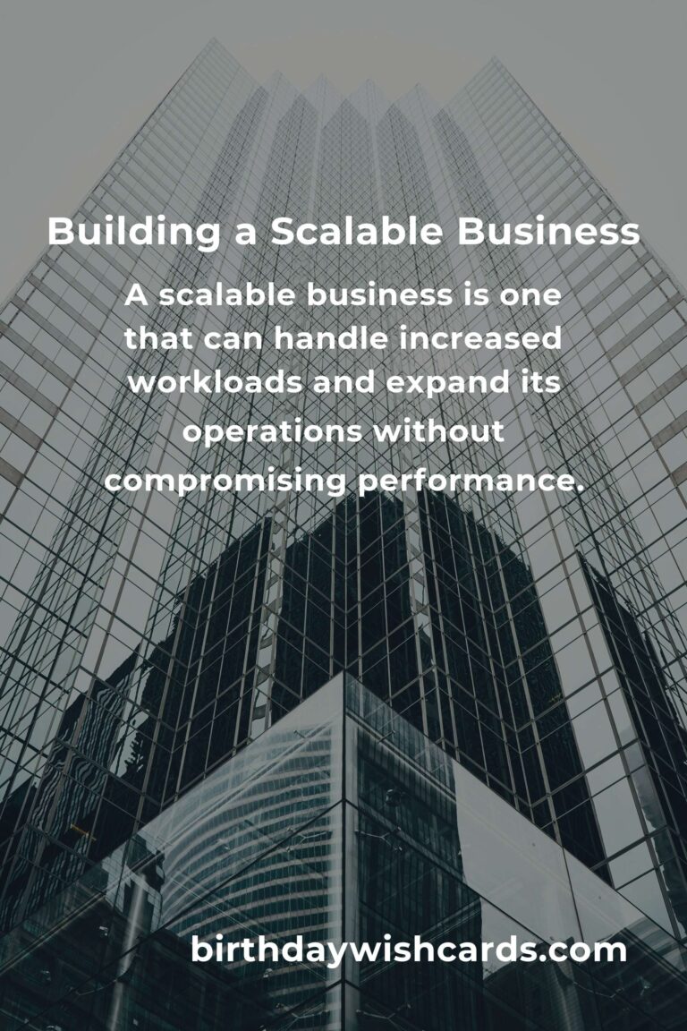 Startup Success: How to Build a Scalable Business