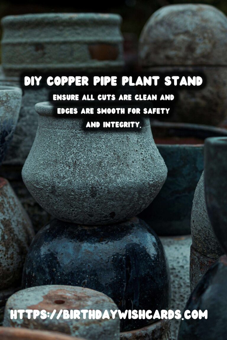 Step-by-Step Guide to Creating a DIY Plant Stand from Copper Pipes
