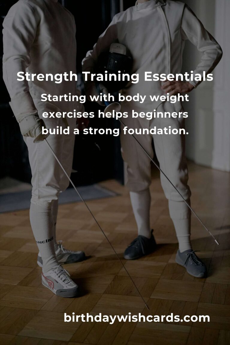 Strength Training Basics for Fitness Beginners