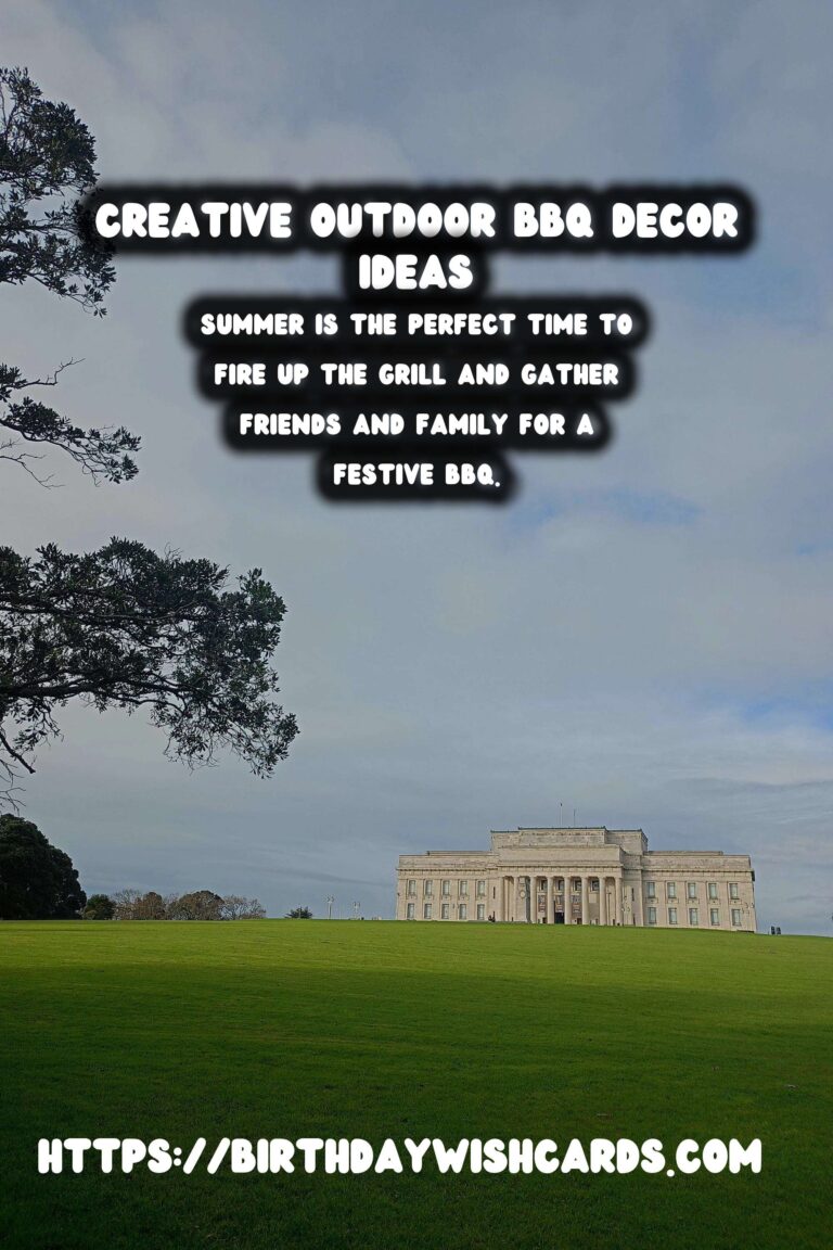 Summer BBQ Decor: Festive & Fun DIYs for the Perfect Outdoor Gathering