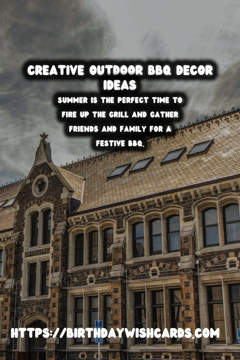 Summer BBQ Decor: Festive & Fun DIYs for the Perfect Outdoor Gathering