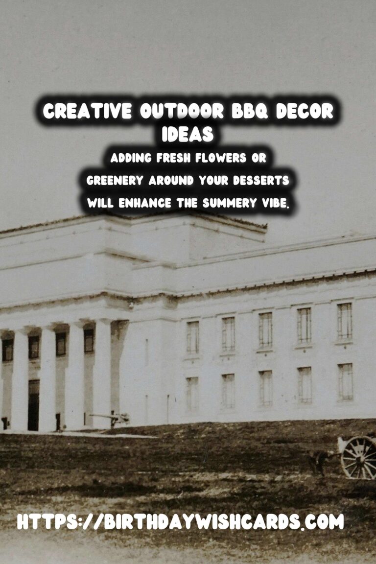 Summer BBQ Decor: Festive & Fun DIYs for the Perfect Outdoor Gathering