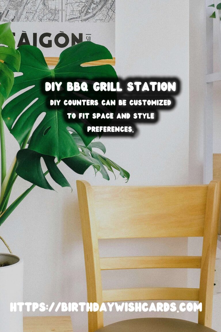 Summer BBQ Grill Station: DIY Counter