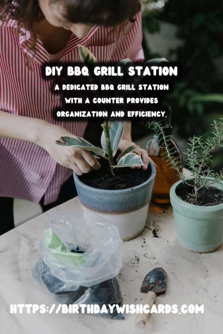 Summer BBQ Grill Station: DIY Counter