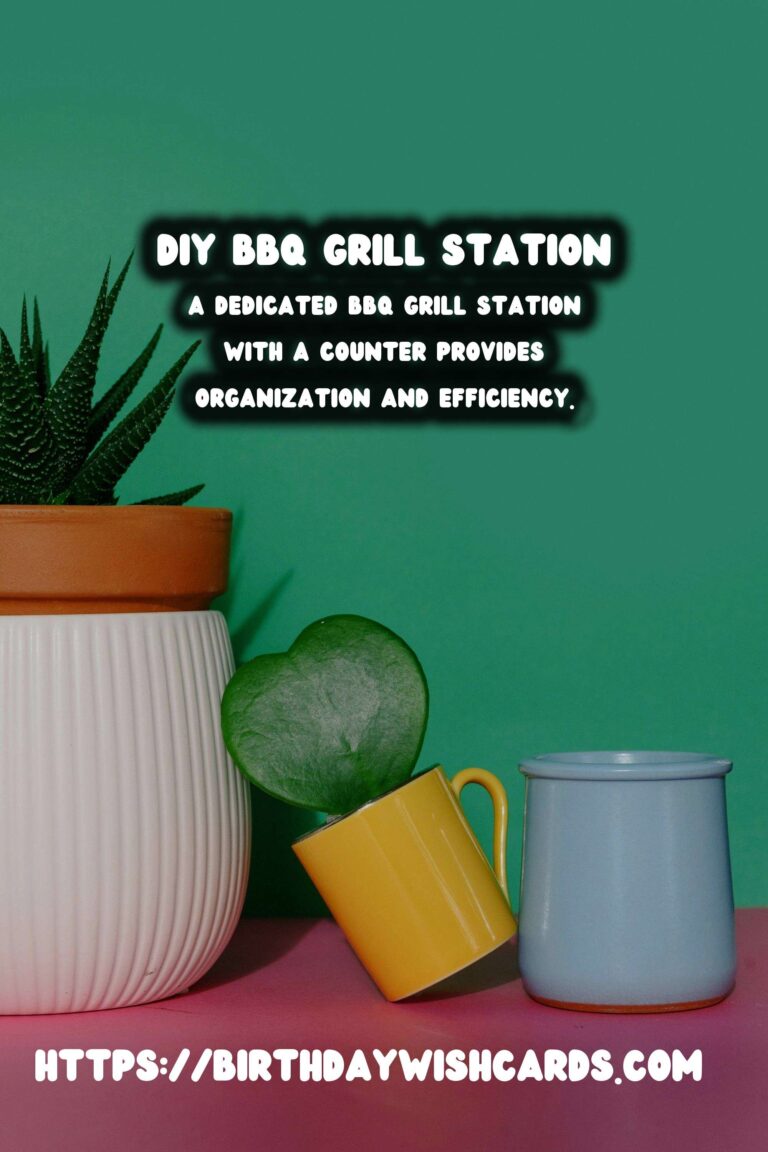 Summer BBQ Grill Station: DIY Counter