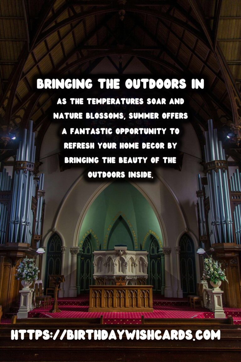 Summer Decor Ideas: Bringing the Outdoors In