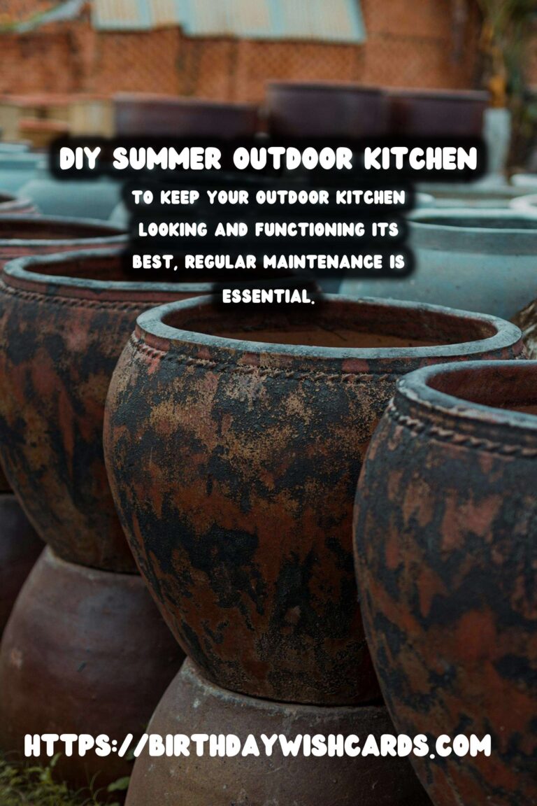 Summer Outdoor Kitchen: DIY Basics for an Unforgettable Experience