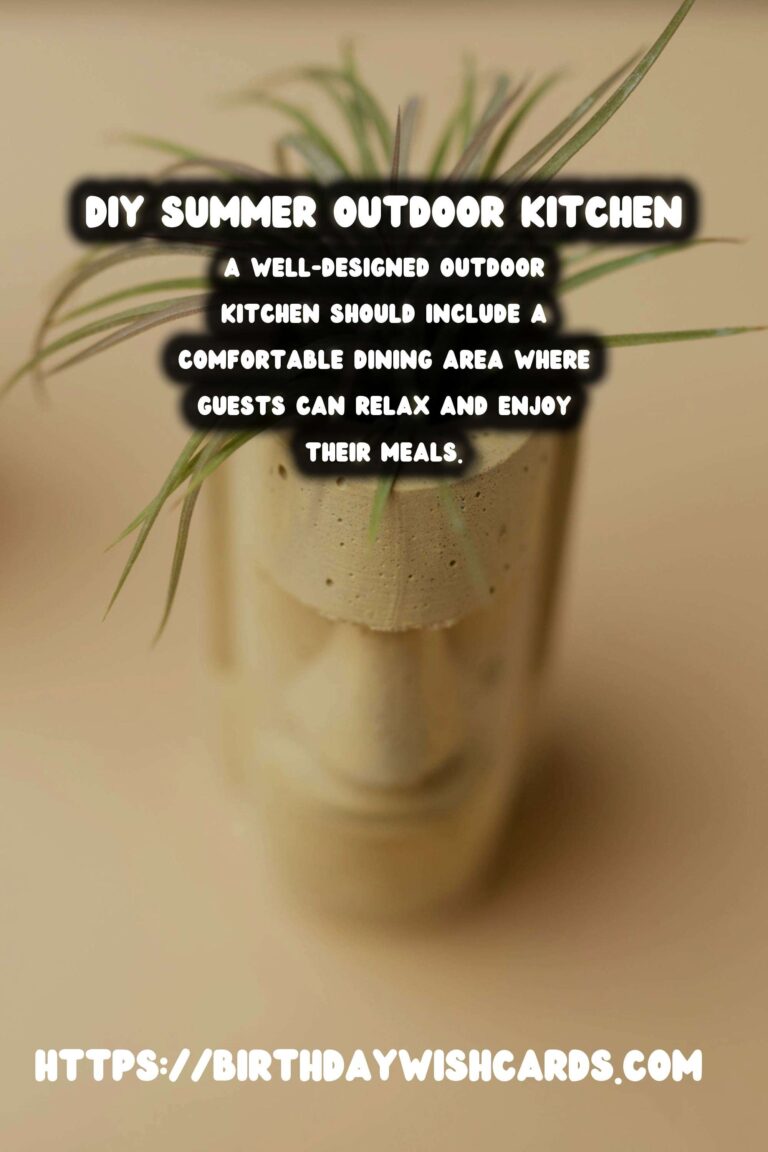 Summer Outdoor Kitchen: DIY Basics for an Unforgettable Experience
