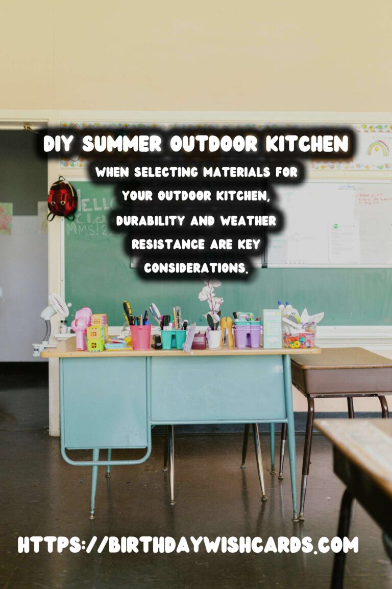 Summer Outdoor Kitchen: DIY Basics for an Unforgettable Experience