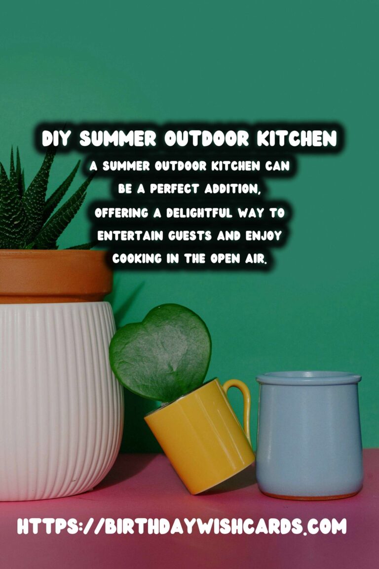 Summer Outdoor Kitchen: DIY Basics for an Unforgettable Experience