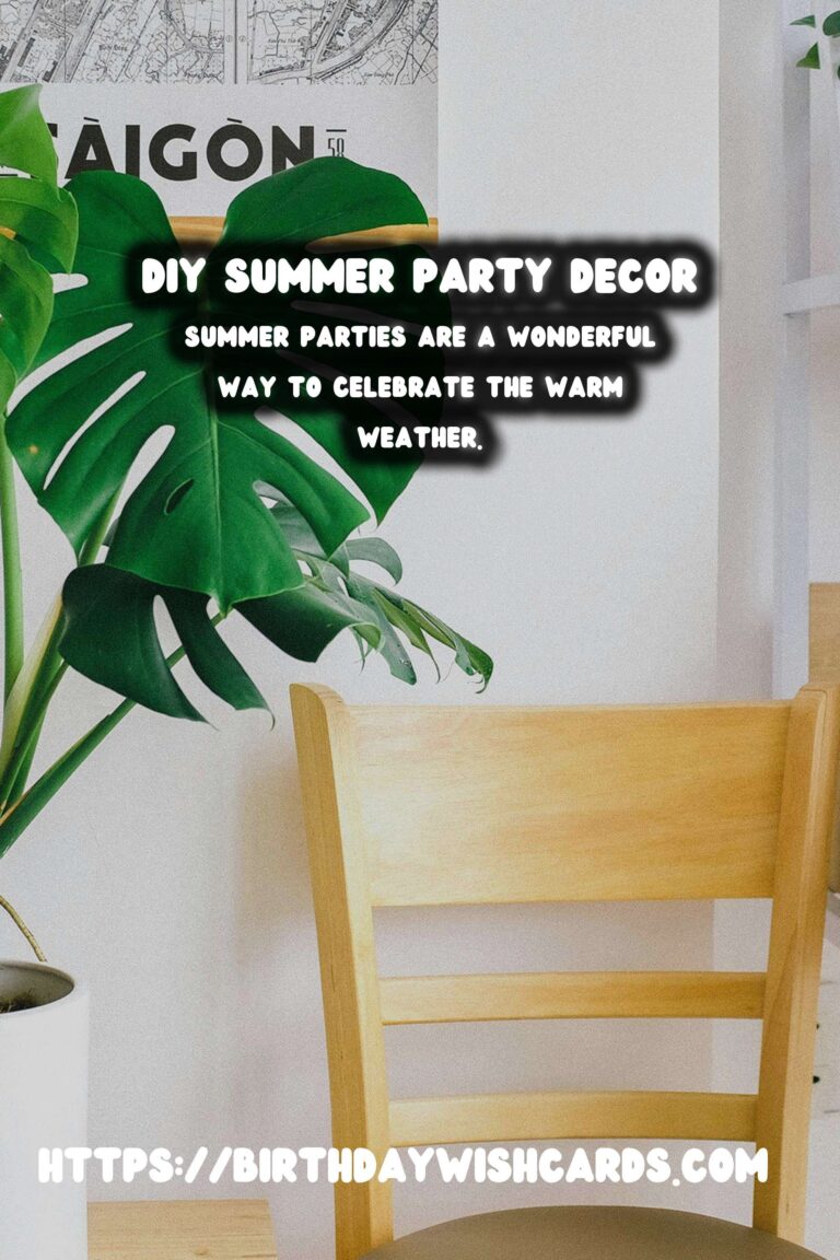 Summer Party Decor: DIY Streamers & Banners