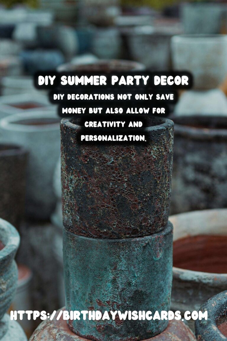 Summer Party Decor: DIY Streamers & Banners
