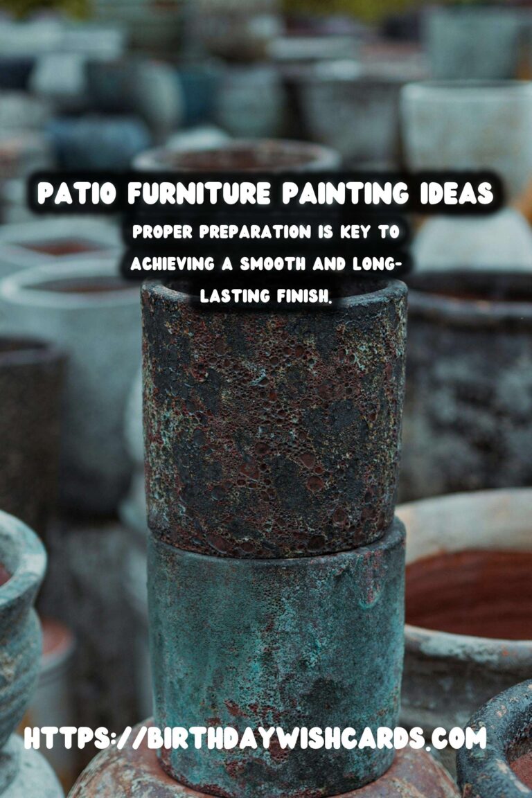 Summer Patio Furniture Makeovers: Painting Tips and Ideas