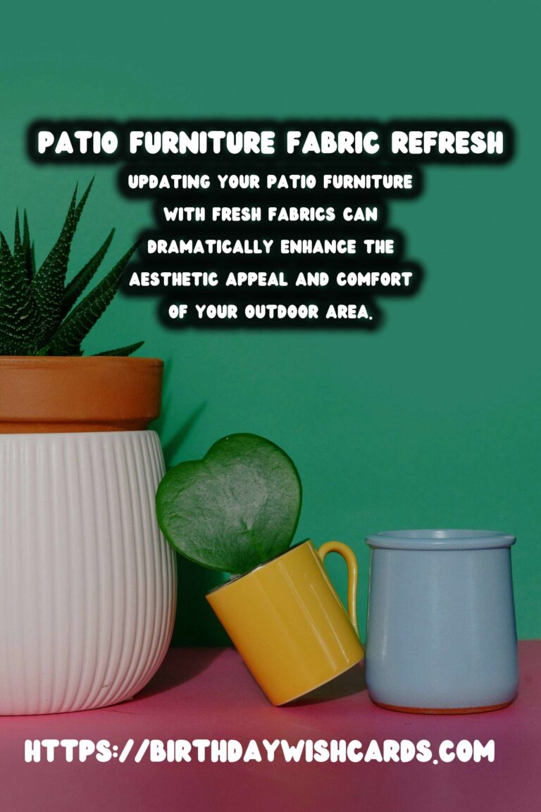 Summer Patio Furniture Makeovers: Refreshing Fabric Ideas