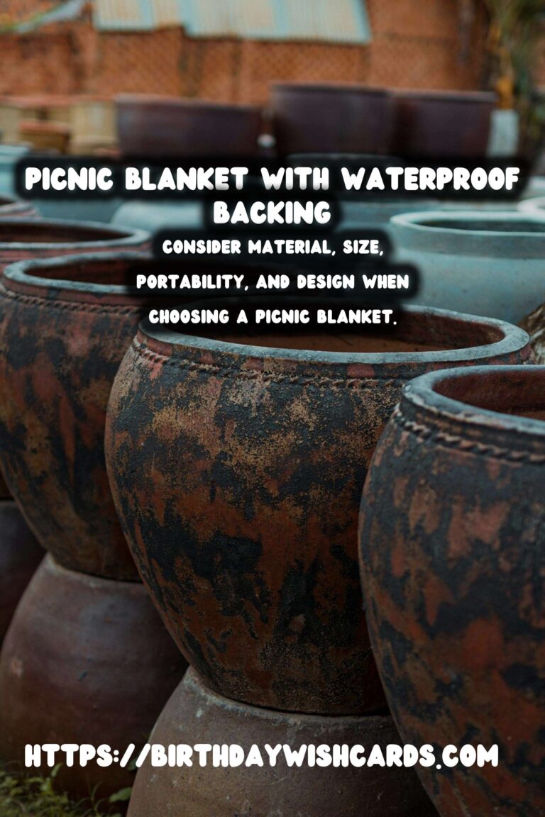 Summer Picnic Blanket with Waterproof Backing: Your Ultimate Outdoor Companion