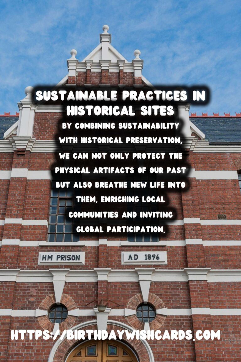 Sustainable Historical Preservation Through Cultural Exchange: A Path to Global Unity