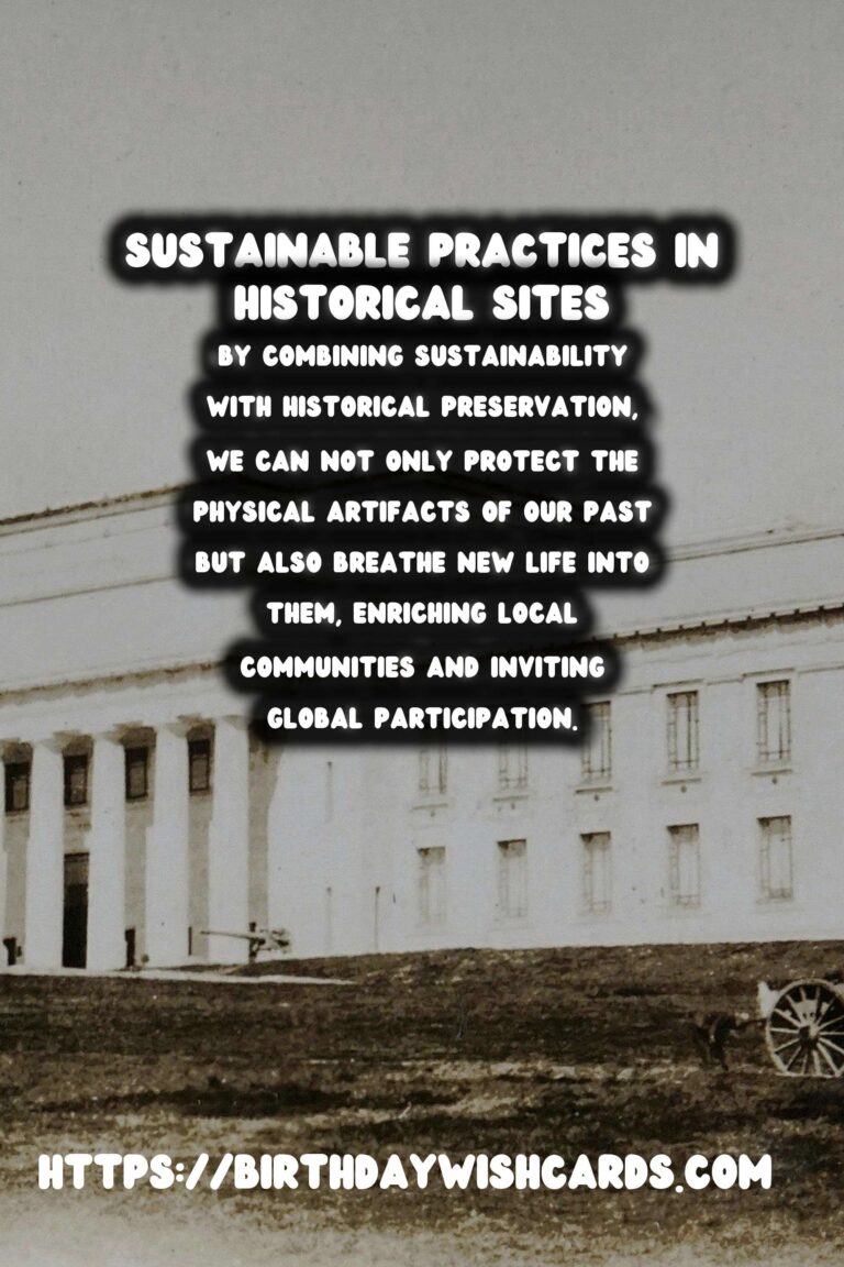 Sustainable Historical Preservation Through Cultural Exchange: A Path to Global Unity