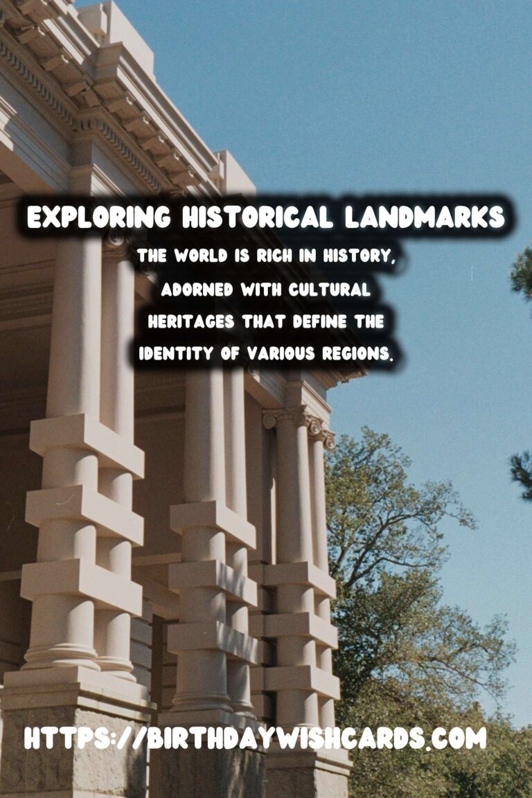 Sustainable Historical Preservation Through Heritage Tourism