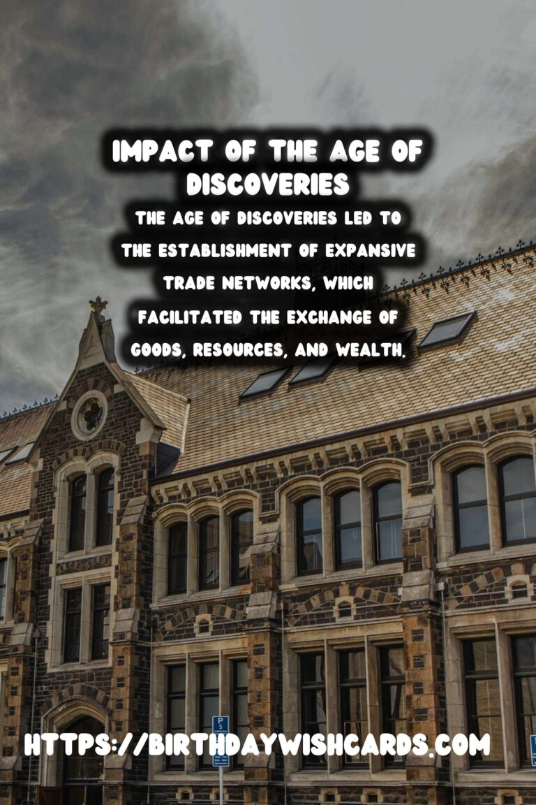 The Age of Discoveries: Exploring its Profound Social Impact