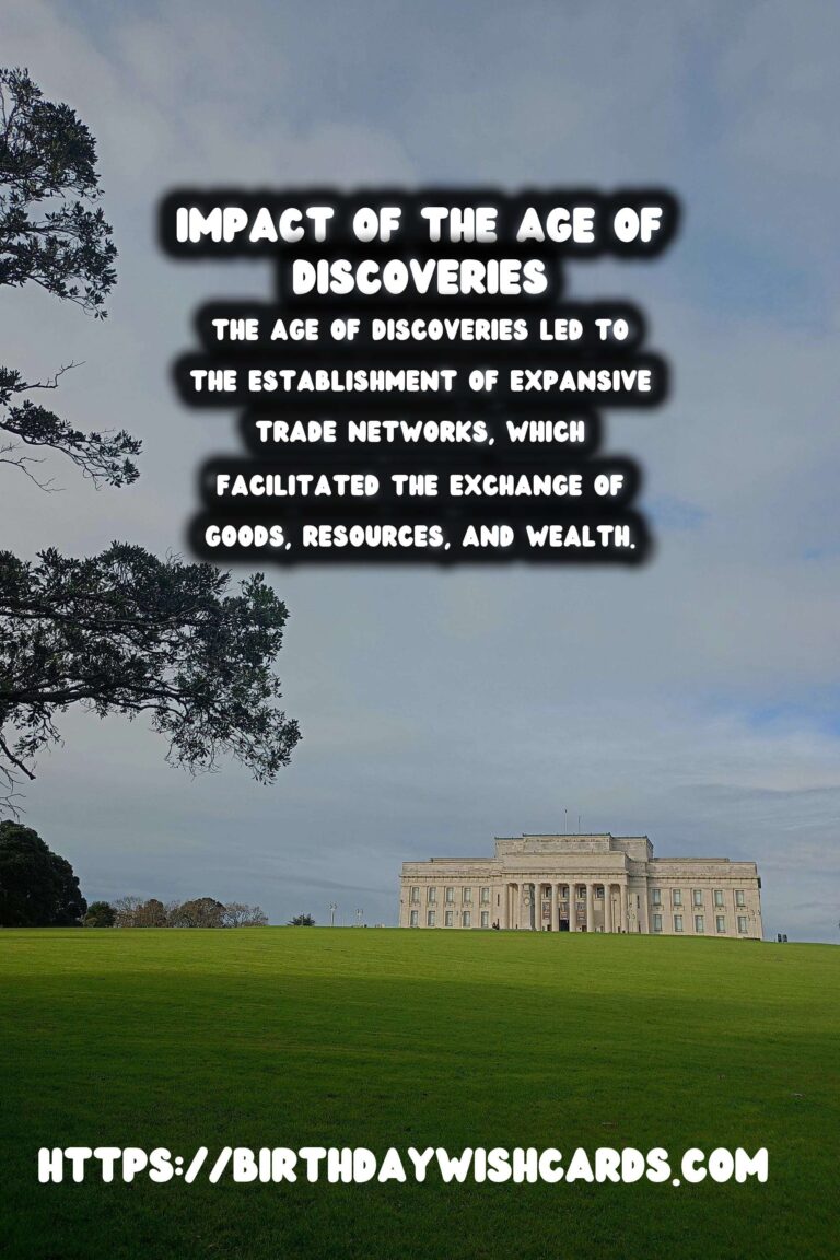 The Age of Discoveries: Exploring its Profound Social Impact