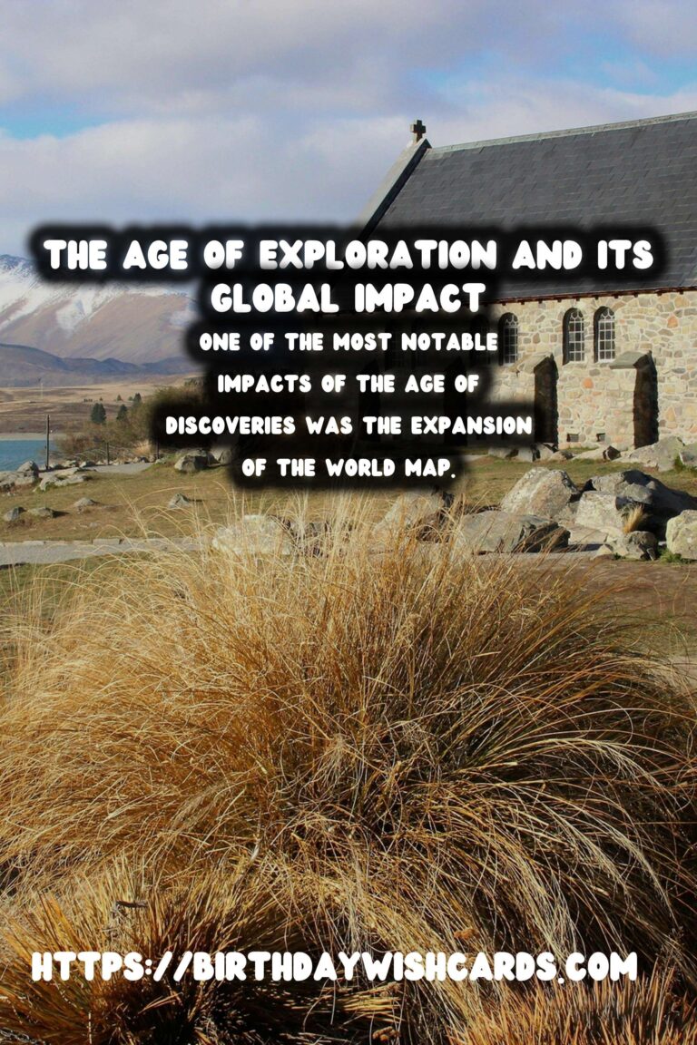 The Age of Discoveries: Transforming World Geography