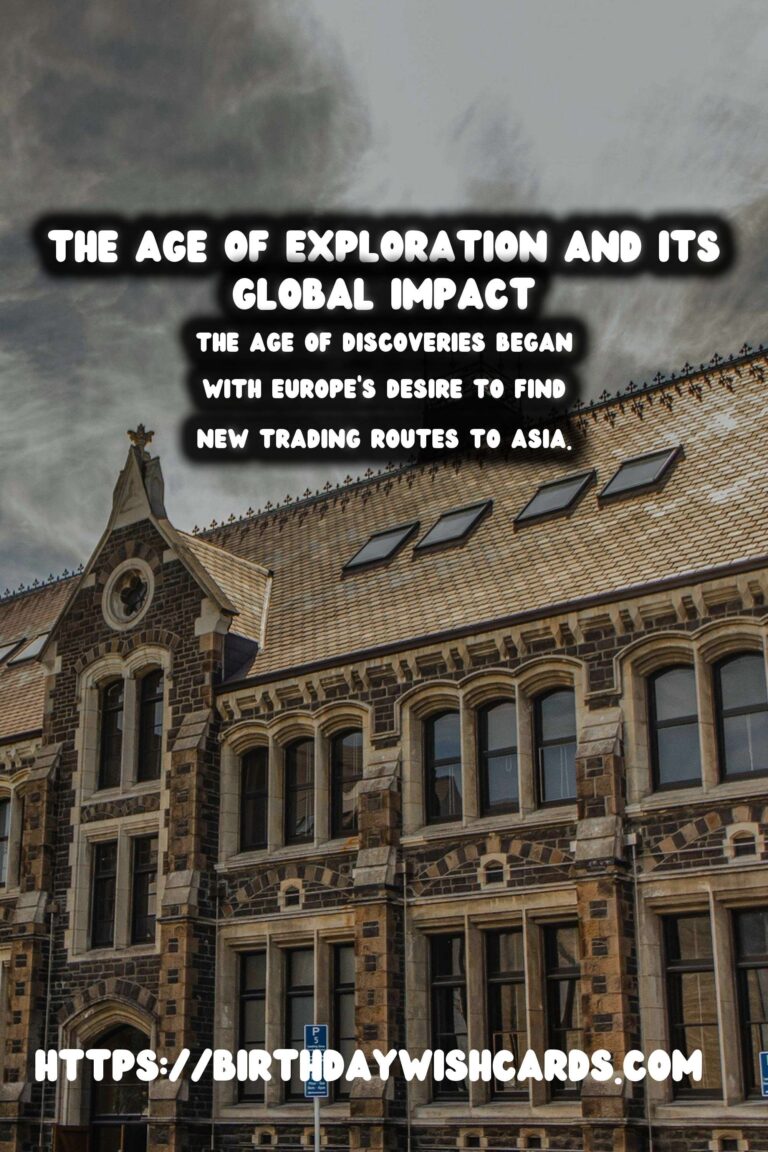 The Age of Discoveries: Transforming World Geography