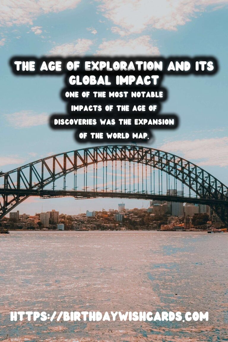 The Age of Discoveries: Transforming World Geography