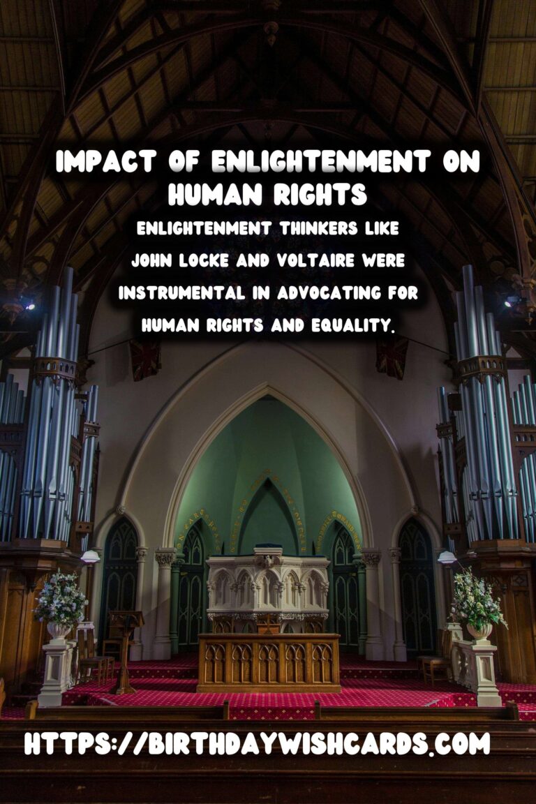 The Age of Enlightenment: Its Impact on Human Rights