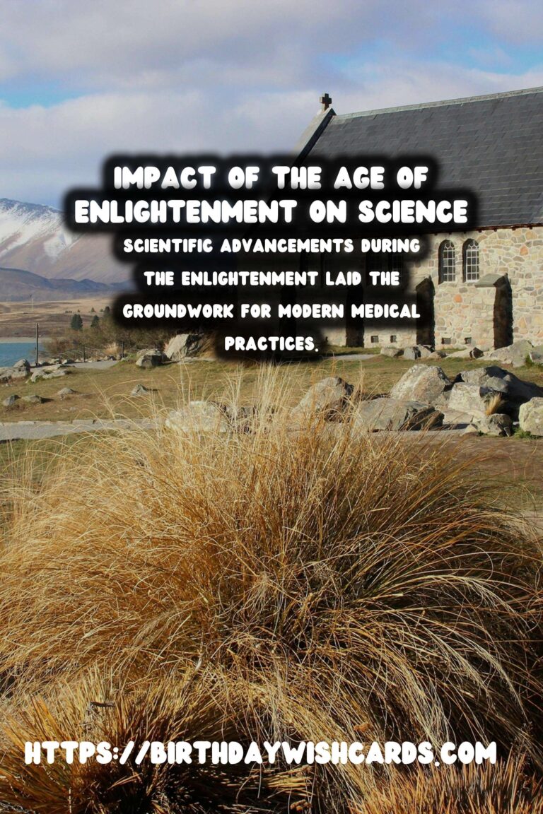 The Age of Enlightenment: Shaping Modern Science