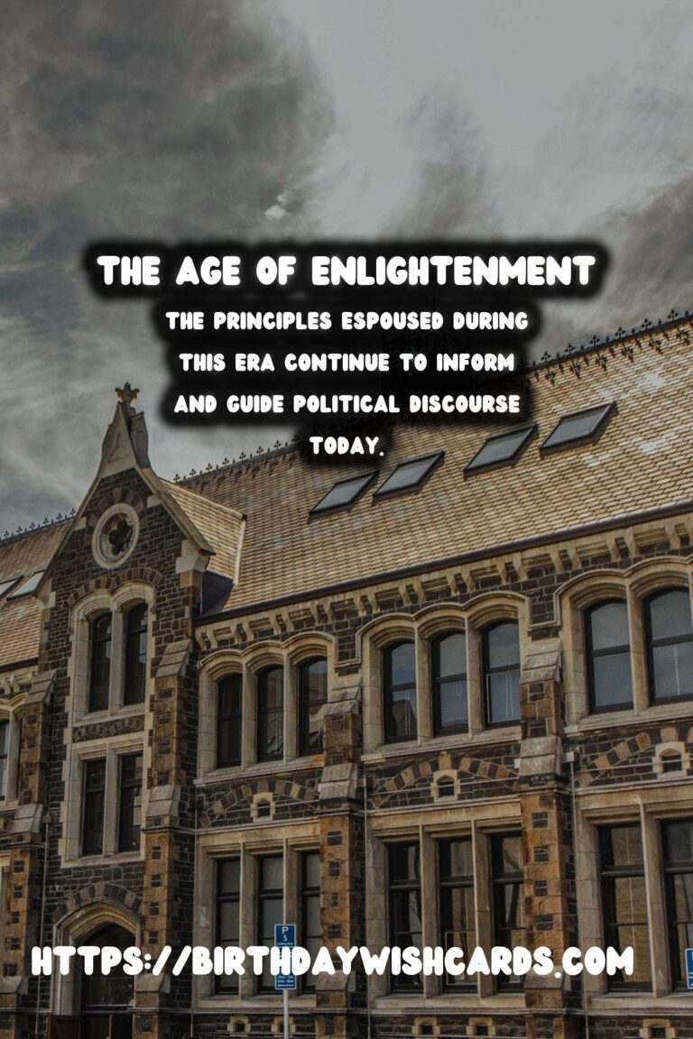 The Age of Enlightenment: Transforming Political Thought