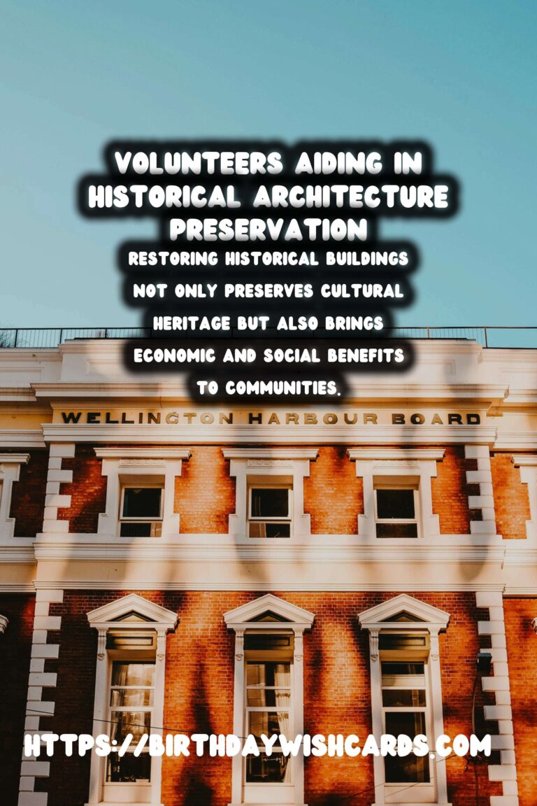 The Art and Impact of Voluntourism in Historical Building Restoration