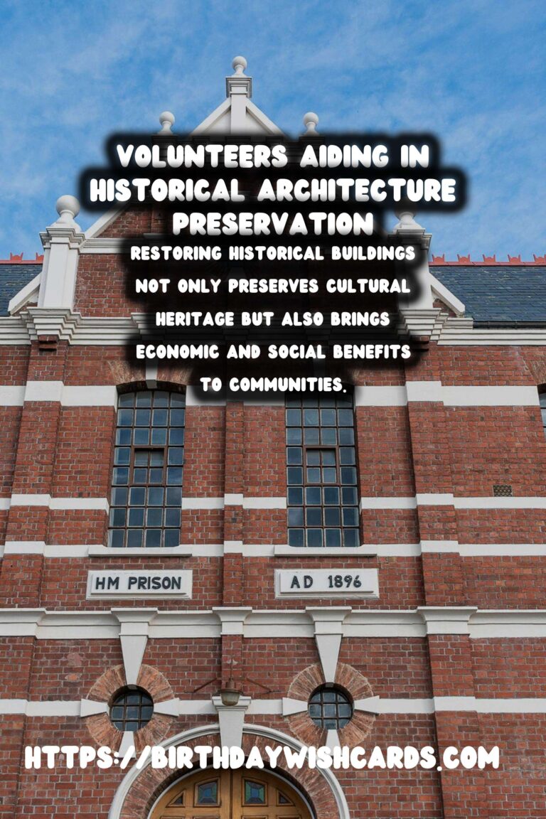 The Art and Impact of Voluntourism in Historical Building Restoration