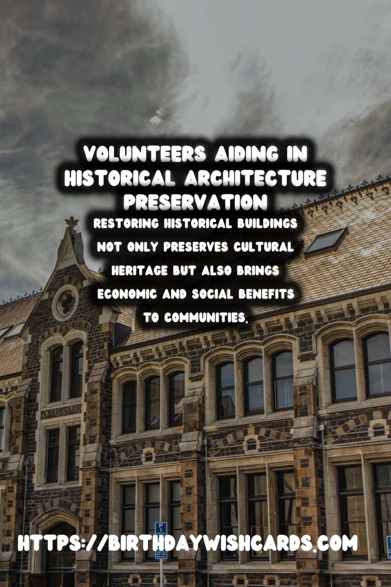 The Art and Impact of Voluntourism in Historical Building Restoration