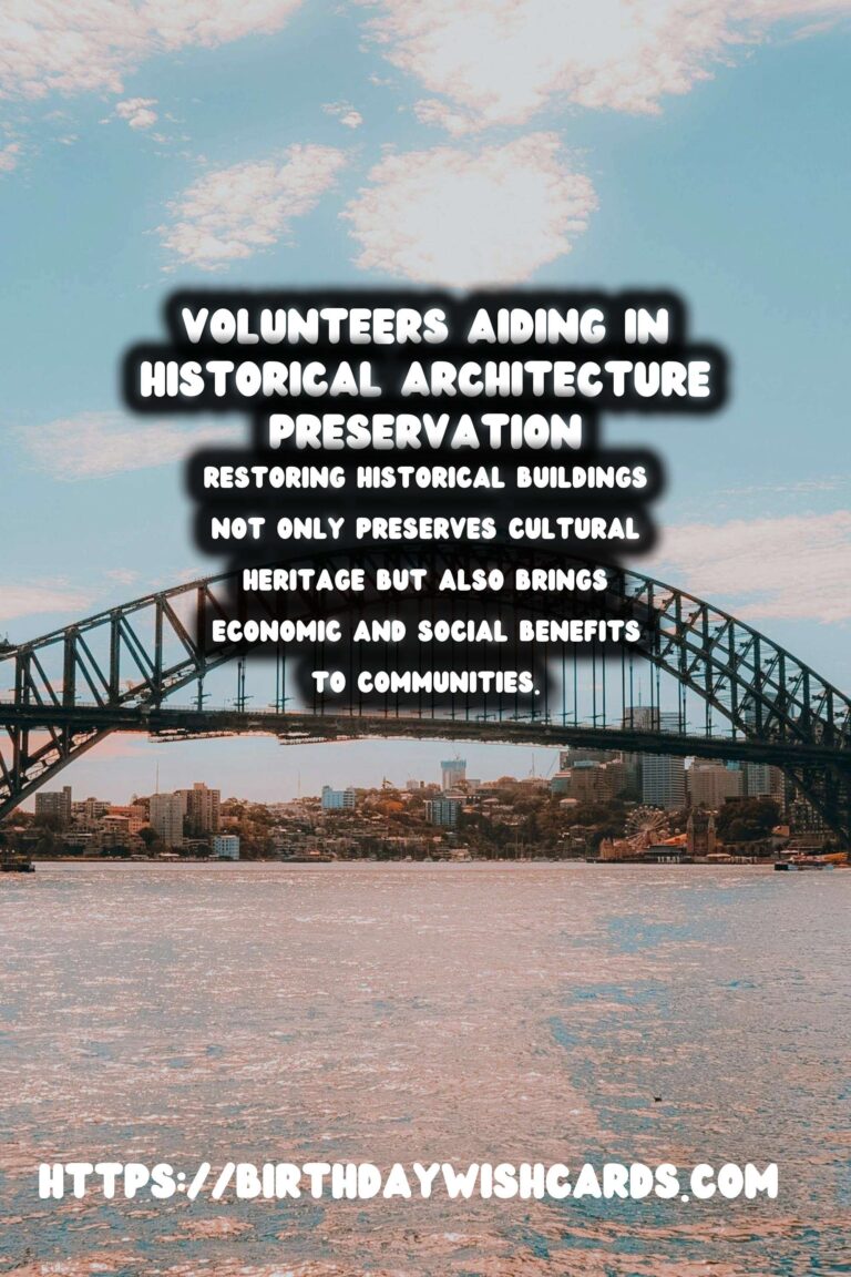 The Art and Impact of Voluntourism in Historical Building Restoration