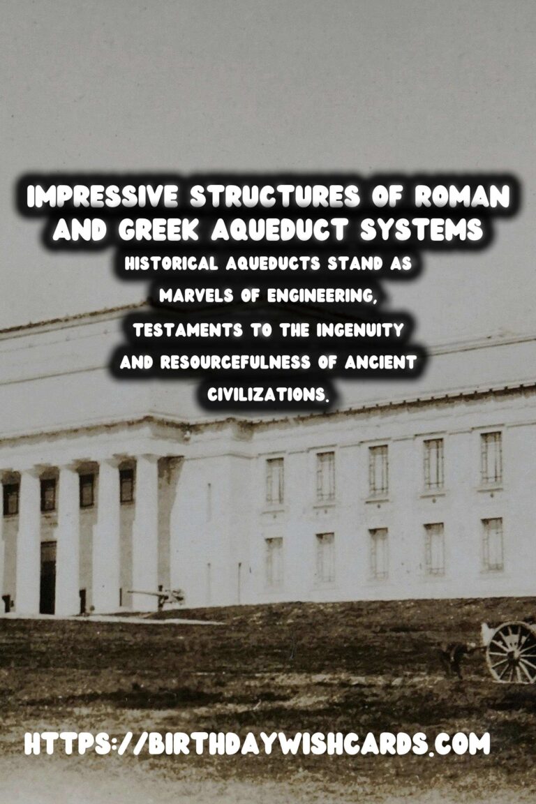 The Art and Science of Maintaining and Preserving Historical Aqueducts