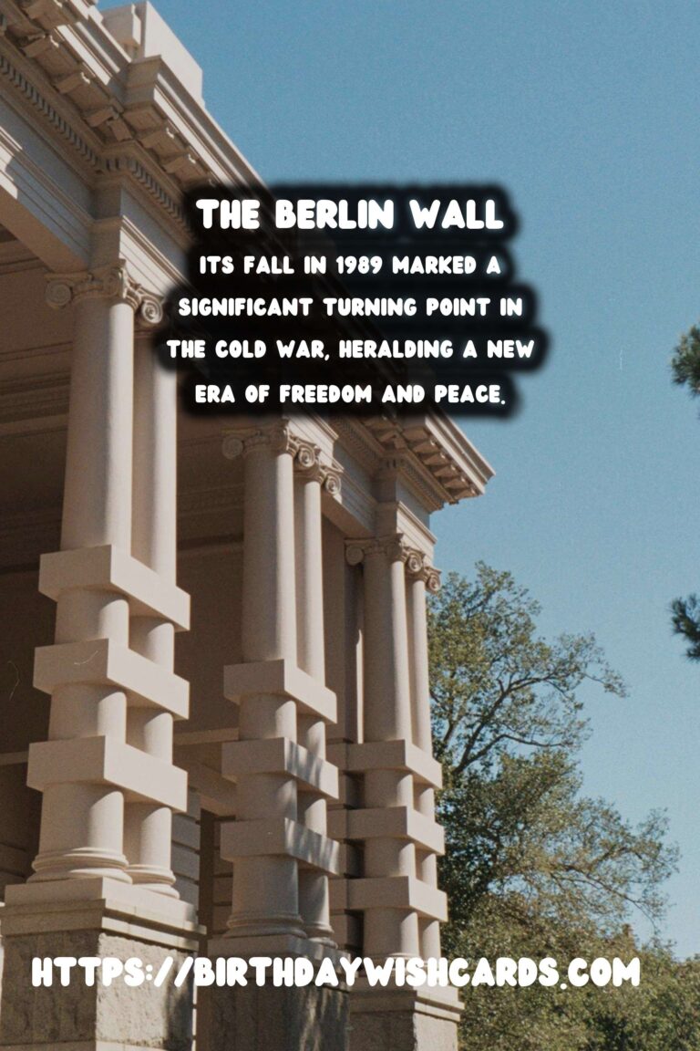 The Berlin Wall: A Symbol of Division and Unity