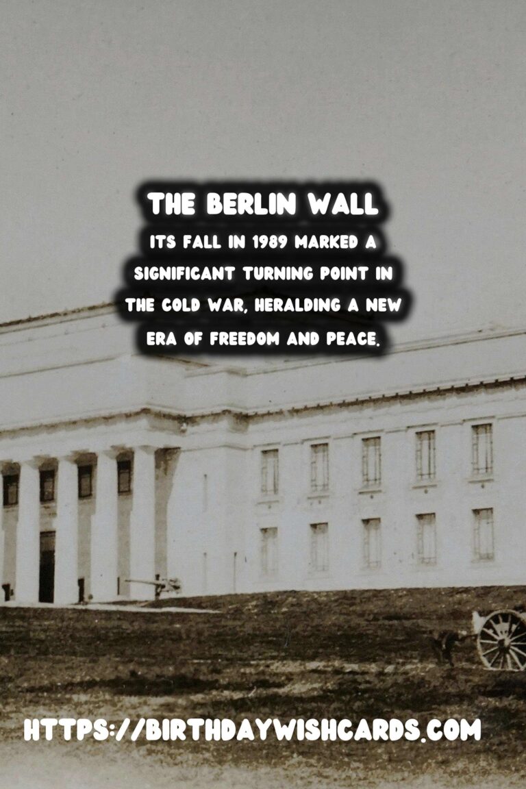 The Berlin Wall: A Symbol of Division and Unity