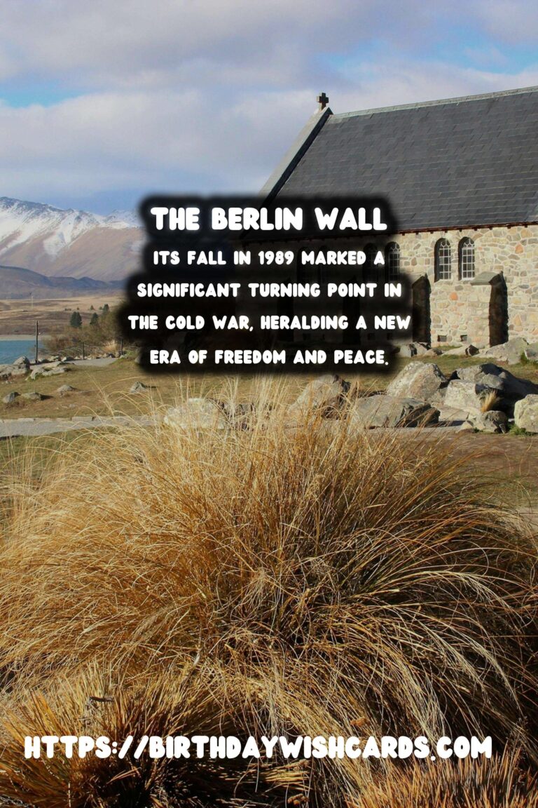 The Berlin Wall: A Symbol of Division and Unity