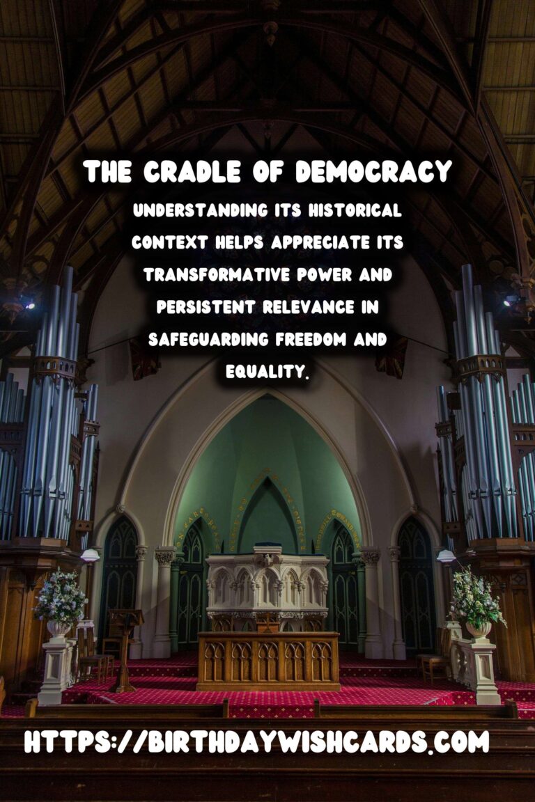 The Birthplace of Democracy: Its Evolution and Challenges