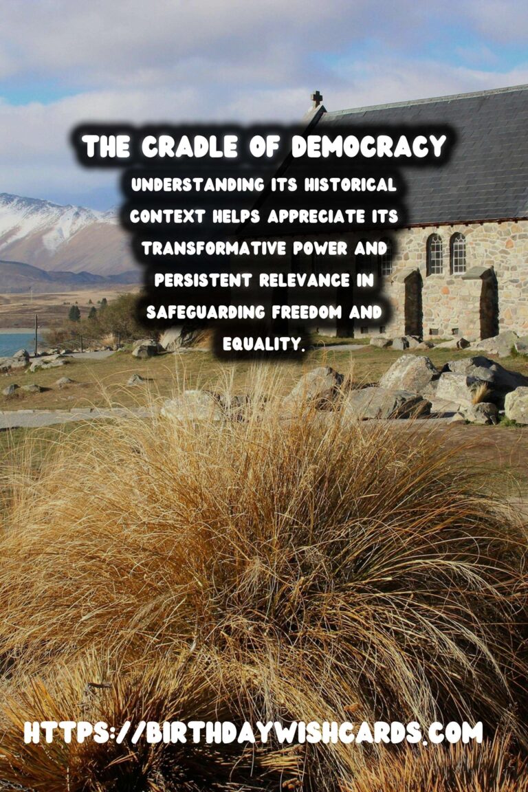 The Birthplace of Democracy: Its Evolution and Challenges