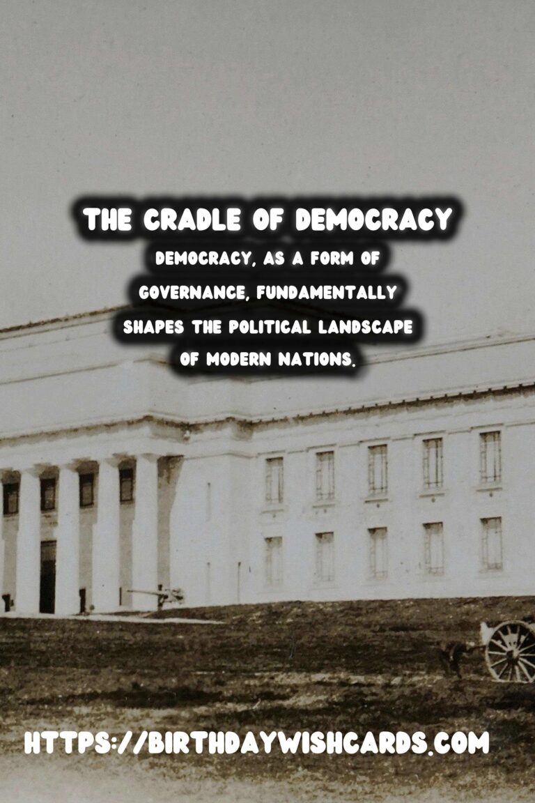 The Birthplace of Democracy: Its Evolution and Challenges