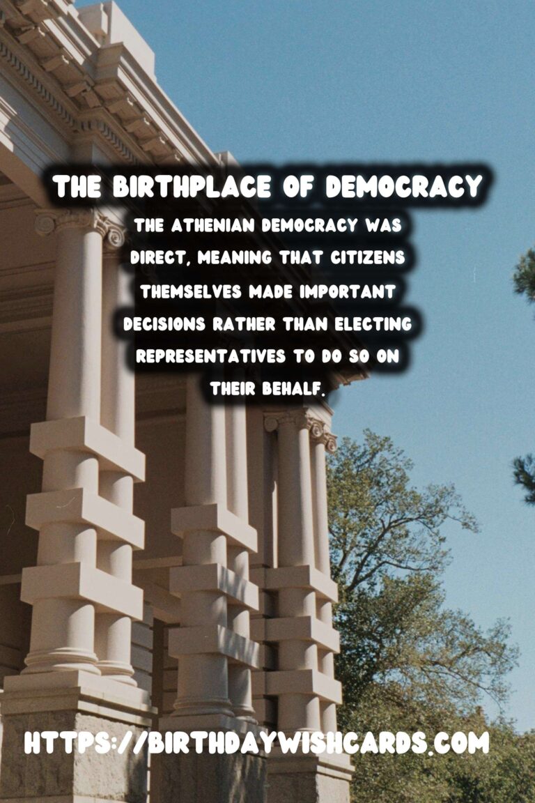 The Birthplace of Democracy: Its Evolution and Current Relevance