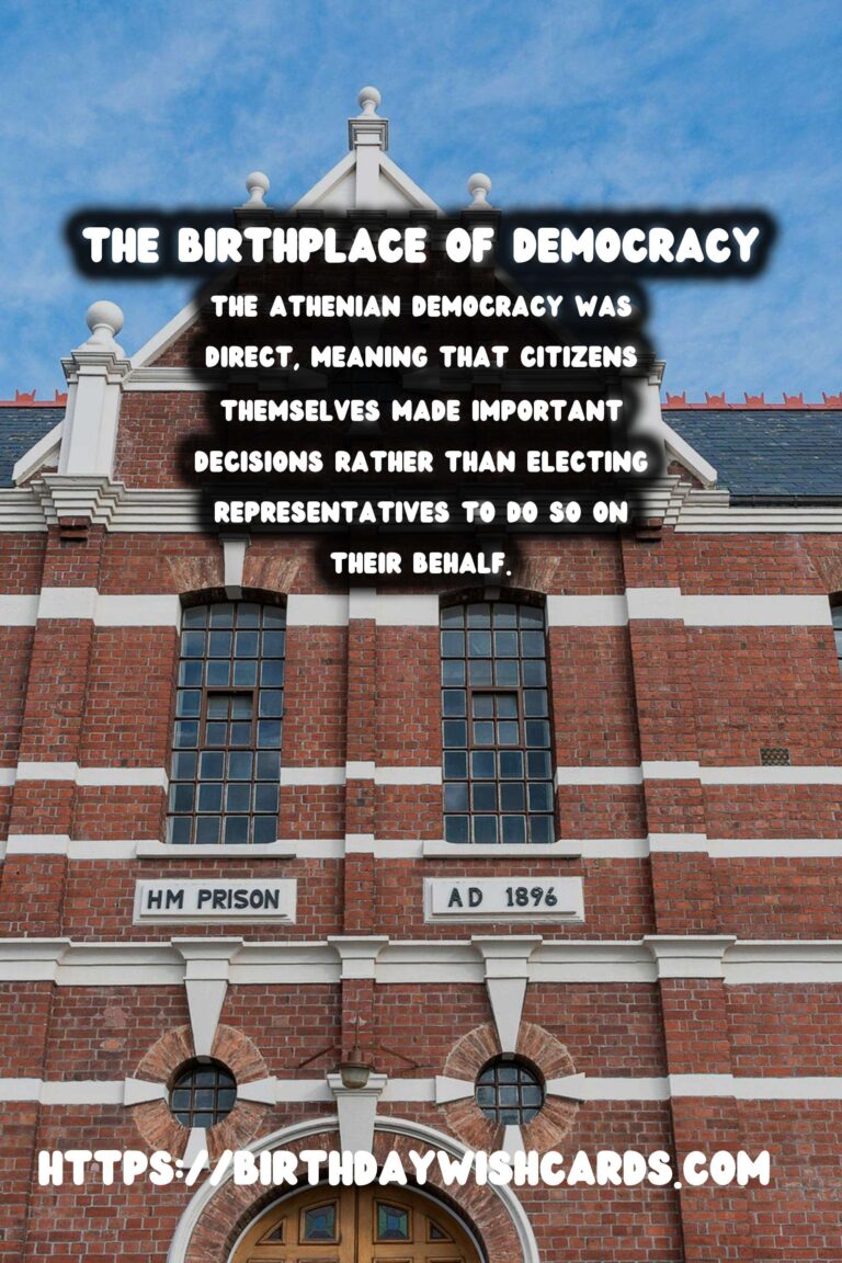The Birthplace of Democracy: Its Evolution and Current Relevance