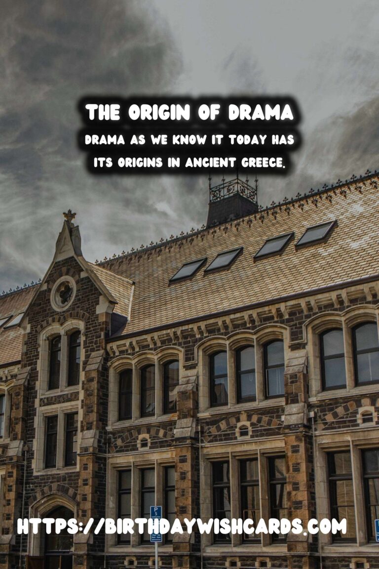 The Birthplace of Drama: Its Enduring Influence