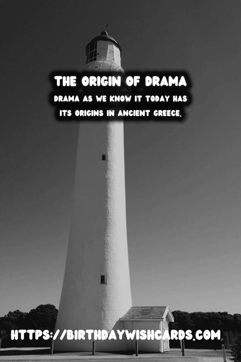 The Birthplace of Drama: Its Enduring Influence